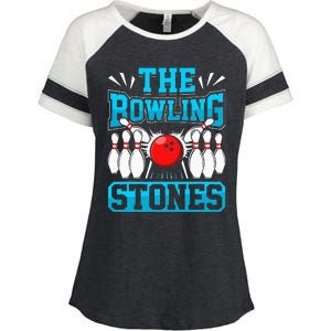 Bowling The Bowling Stones Enza Ladies Jersey Colorblock Tee