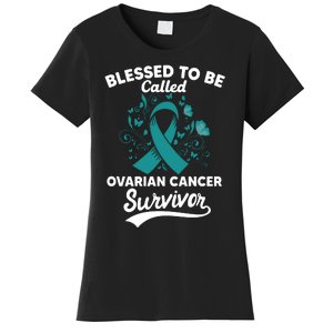 Blessed To Be Called Ovarian Cancer Survivor Awareness Long Sleeve Women's T-Shirt