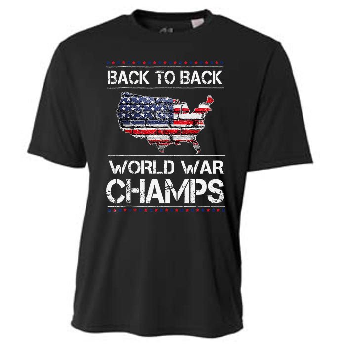 Back To Back Undefeated World War Champs 4th Of July Cooling Performance Crew T-Shirt