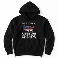 Back To Back Undefeated World War Champs 4th Of July Hoodie