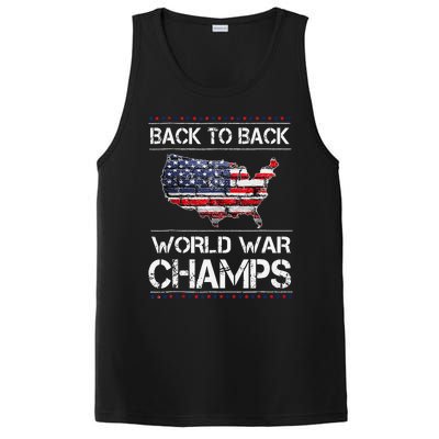 Back To Back Undefeated World War Champs 4th Of July PosiCharge Competitor Tank