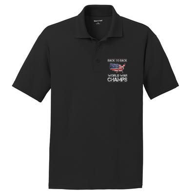 Back To Back Undefeated World War Champs 4th Of July PosiCharge RacerMesh Polo