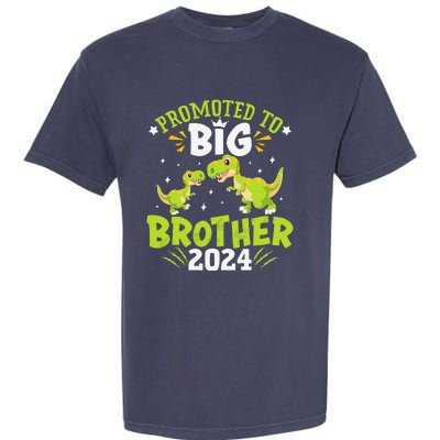 Boypromoted To Big Brother 2024 Dinosaur Trex Garment-Dyed Heavyweight T-Shirt