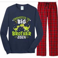 Boypromoted To Big Brother 2024 Dinosaur Trex Long Sleeve Pajama Set