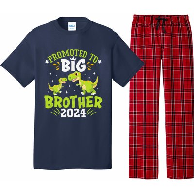 Boypromoted To Big Brother 2024 Dinosaur Trex Pajama Set