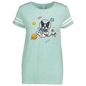 Boston Terrier Enza Ladies Jersey Football T-Shirt