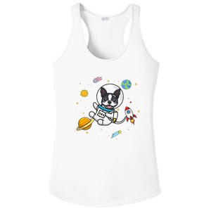 Boston Terrier Ladies PosiCharge Competitor Racerback Tank