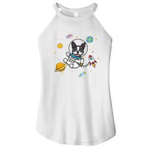 Boston Terrier Women's Perfect Tri Rocker Tank