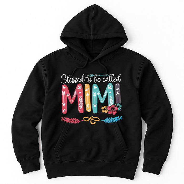 Blessed To Be Called Mimi Funny Grandma Hoodie