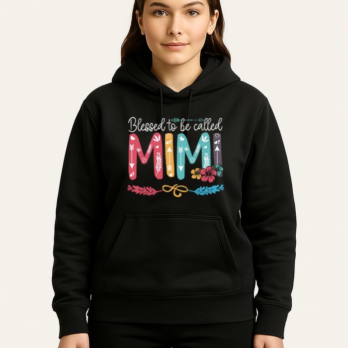 Blessed To Be Called Mimi Funny Grandma Hoodie