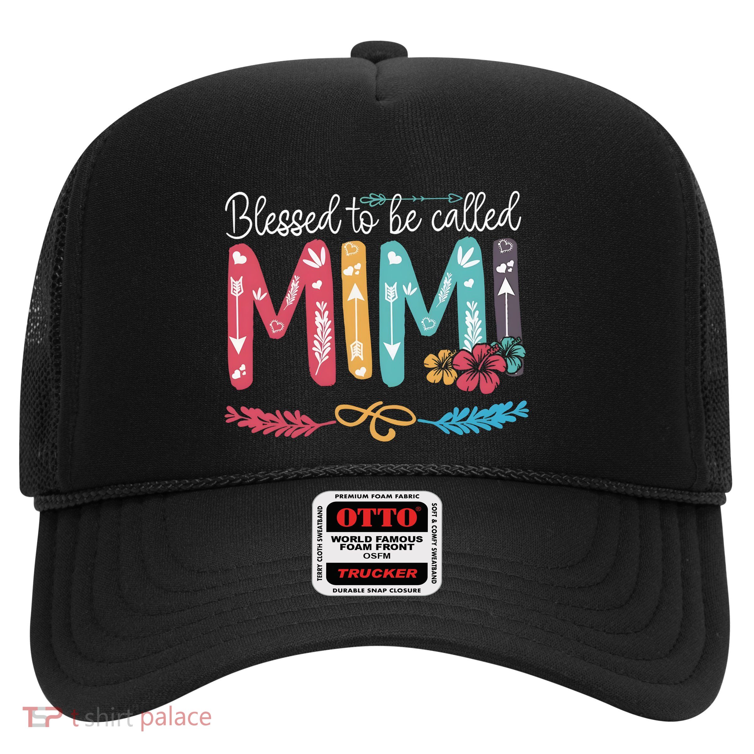 Blessed To Be Called Mimi Funny Grandma Trucker Hat