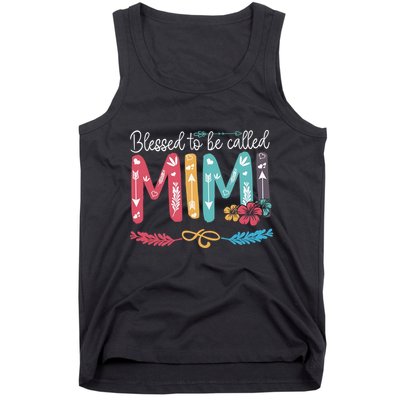 Blessed To Be Called Mimi Funny Grandma Tank Top