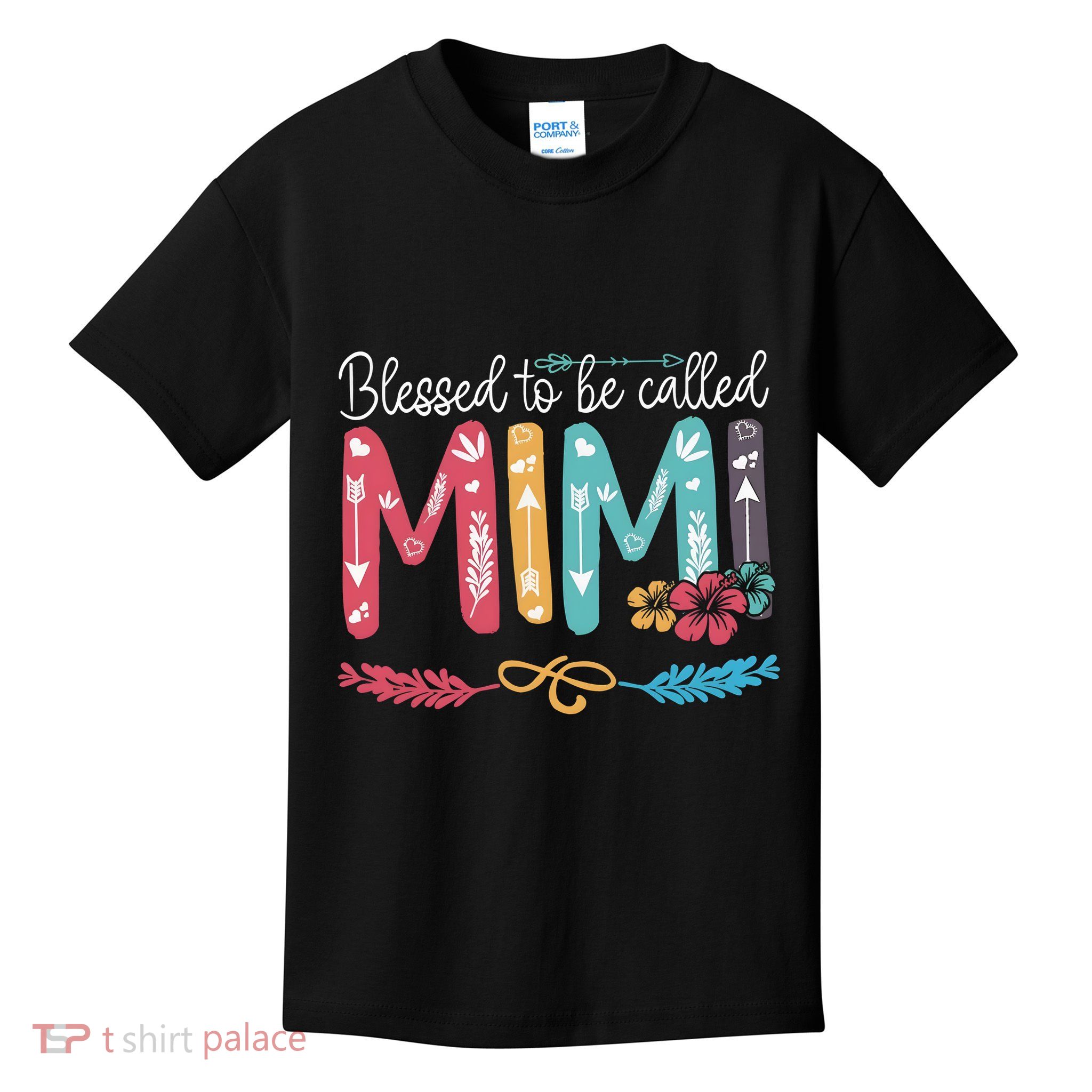 Blessed To Be Called Mimi Funny Grandma Kids T-Shirt