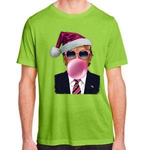 Bubblegum Trump Blowing Christmas Trump Adult ChromaSoft Performance T-Shirt