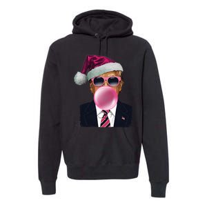 Bubblegum Trump Blowing Christmas Trump Premium Hoodie