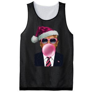 Bubblegum Trump Blowing Christmas Trump Mesh Reversible Basketball Jersey Tank