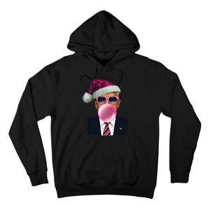 Bubblegum Trump Blowing Christmas Trump Tall Hoodie