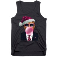 Bubblegum Trump Blowing Christmas Trump Tank Top