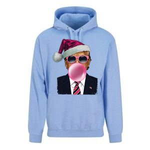 Bubblegum Trump Blowing Christmas Trump Unisex Surf Hoodie