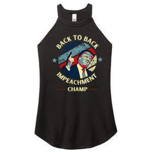 Back To Back Impeachment Champ Trump Impeachment Women's Perfect Tri Rocker Tank