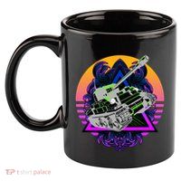 Battle Tank 11oz C Handle Ceramic Mug