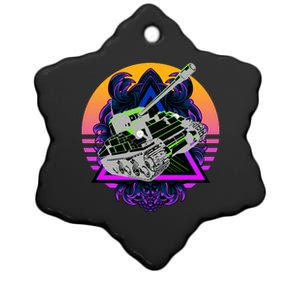 Battle Tank Ceramic Star Ornament