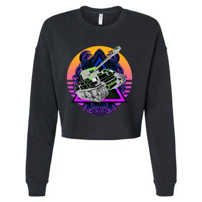 Battle Tank Cropped Pullover Crew
