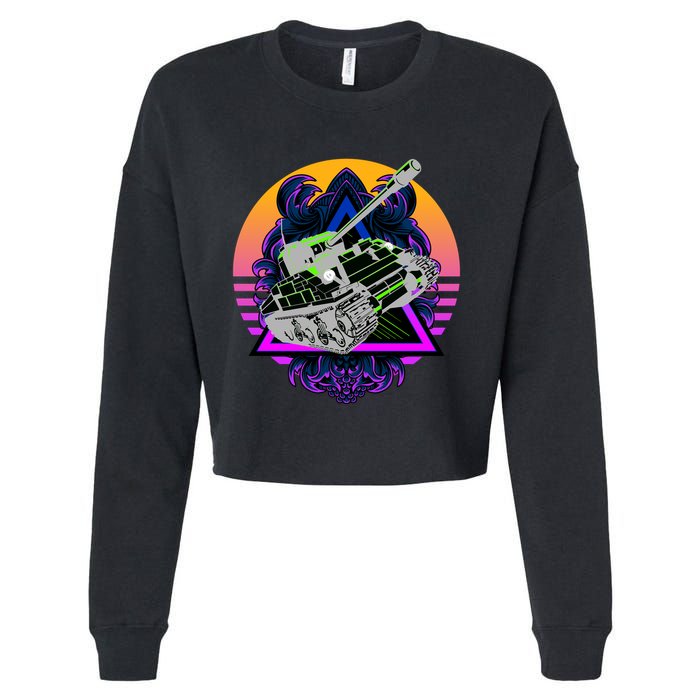 Battle Tank Cropped Pullover Crew