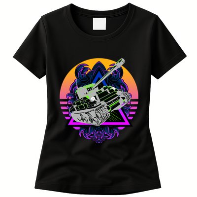 Battle Tank Womens T-Shirt