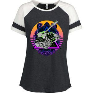 Battle Tank Enza Ladies Jersey Colorblock Tee