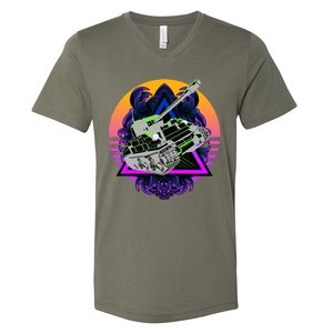 Battle Tank V-Neck T-Shirt