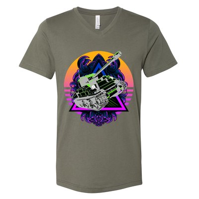 Battle Tank V-Neck T-Shirt