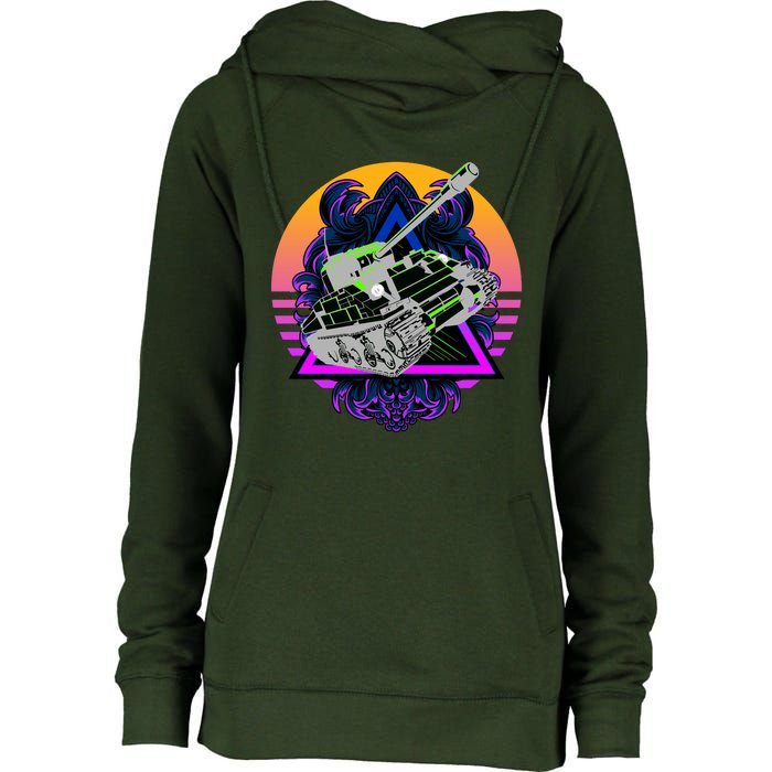 Battle Tank Womens Funnel Neck Pullover Hood