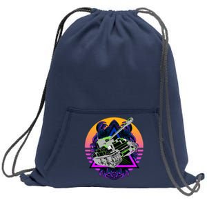 Battle Tank Sweatshirt Cinch Pack Bag