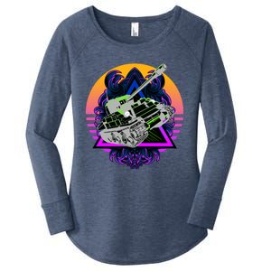 Battle Tank Women's Perfect Tri Tunic Long Sleeve Shirt