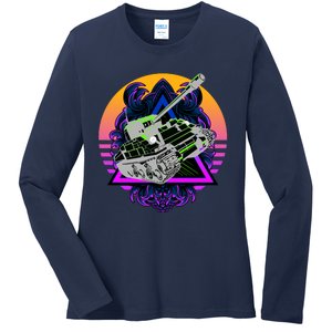 Battle Tank Ladies Long Sleeve Shirt