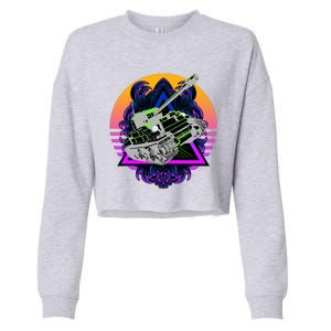 Battle Tank Cropped Pullover Crew