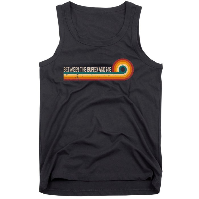 Between The Buried And Me Retro Stripes Musician Vintage Tank Top