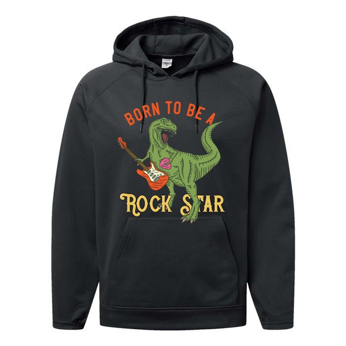 Born To Be A Rock Star Performance Fleece Hoodie