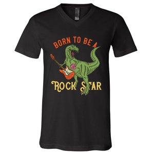 Born To Be A Rock Star V-Neck T-Shirt