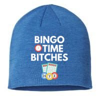 Bingo Time Bitches Funny Bingo Player Game Lover Gift Humor Cute Gift Sustainable Beanie