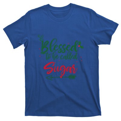 Blessings To Be Called Sugar Christmas Gift Grandma Gift Funny Gift T-Shirt