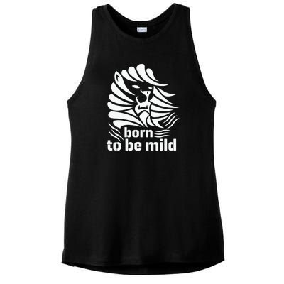 Born To Be Mild Ladies PosiCharge Tri-Blend Wicking Tank