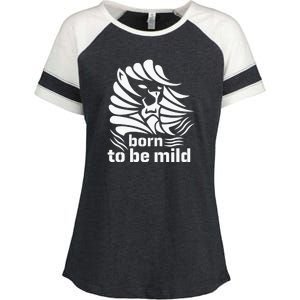 Born To Be Mild Enza Ladies Jersey Colorblock Tee