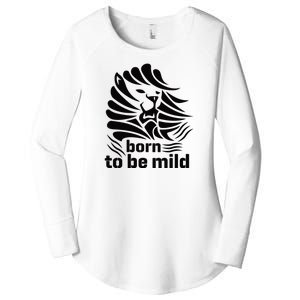 Born To Be Mild Women's Perfect Tri Tunic Long Sleeve Shirt