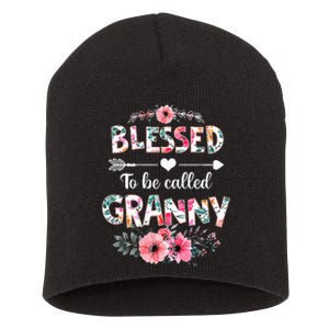 Blessed To Be Called Granny Funny Granny Mother's Day Short Acrylic Beanie