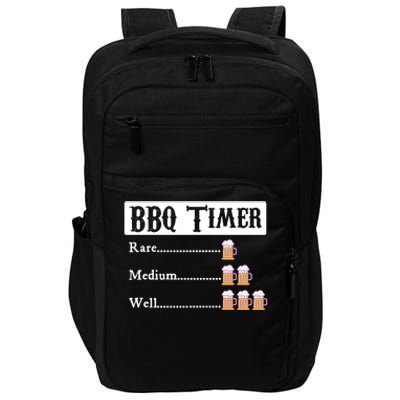 Bbq Timer Barbecue Gift Impact Tech Backpack