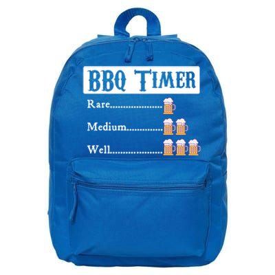 Bbq Timer Barbecue Gift 16 in Basic Backpack