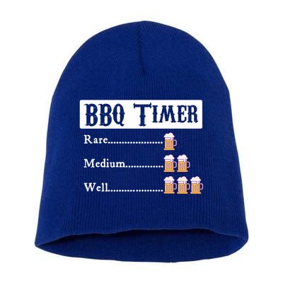 Bbq Timer Barbecue Gift Short Acrylic Beanie