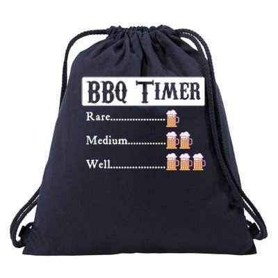 Bbq Timer Barbecue Gift Drawstring Bag